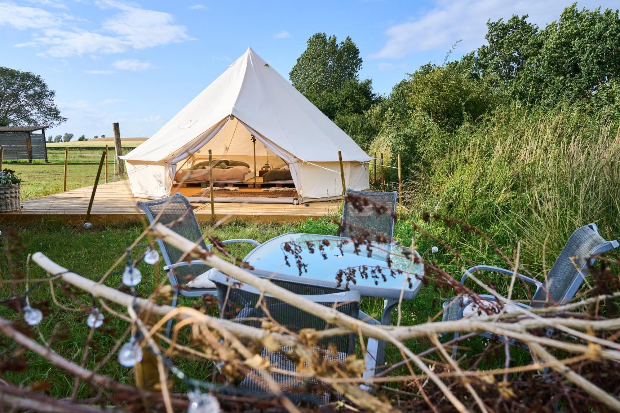 Отель Hesselgaard Glamping Dalby Экстерьер фото